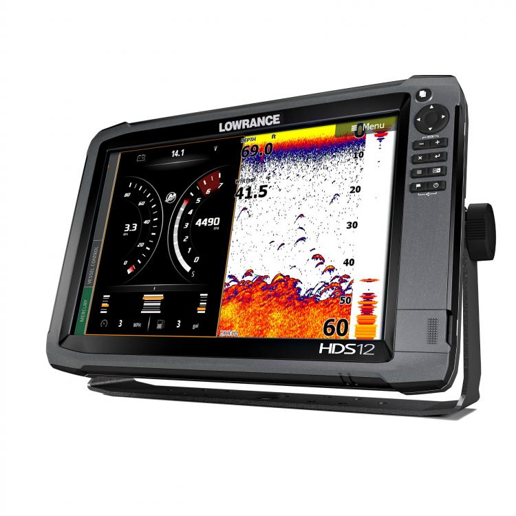 Lowrance touch displays offer fully integrated Mercury engine data